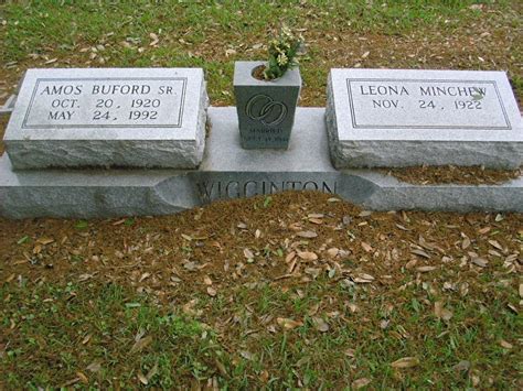 Amos Buford Wigginton Sr 1920 1992 Monumento Find A Grave