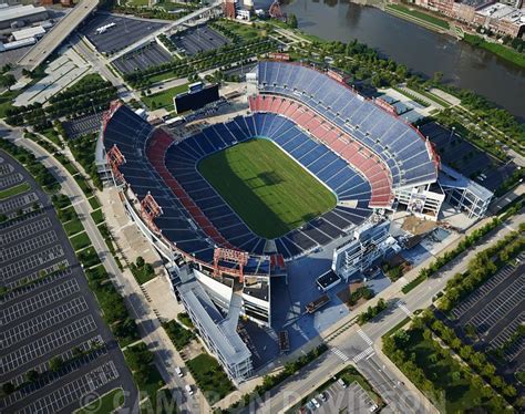 Aerialstock Aerial Photograph Of Lp Field In Nashville Tennessee