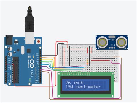 Distance Measuring Device Using Ultrasonic Sensor Arduino Project Hub