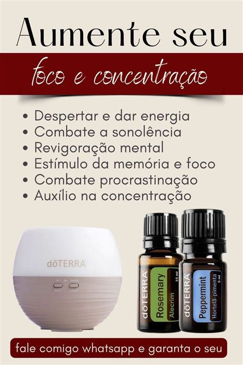 Como Ter Mais Foco E Concentracao Oleos Doterra Leo Essencial