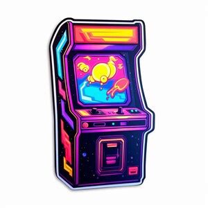 arcade stickers sheet video game stickers arcade stickers etsy