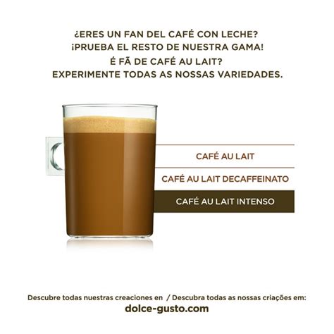 Estuche C Psulas Nescafe Dolce Gusto Caf Con Leche Intenso