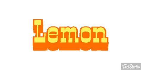 Lemon Word Animated GIF Logo Designs