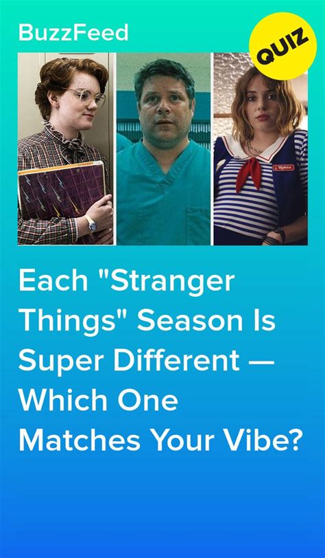 Which Stranger Things Season Do You Belong In Stranger Things Season Stranger Things Tv