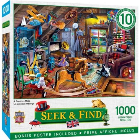 Masterpieces Seek Find A Precious Mess Jigsaw Puzzle Pc Kroger