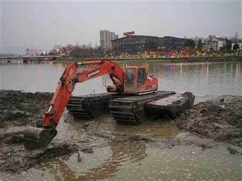 水陆挖机出租 水陆两用挖机出租 水上钩机出租 丰冠水陆挖机租赁公司