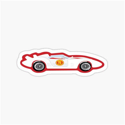 Speed Racer Mach 5 Sticker For Sale By Clamtron047 Redbubble