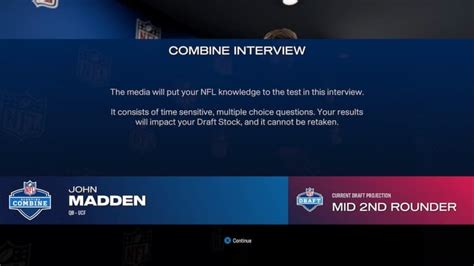 Madden 25 Superstar Mode All Nfl Combine Interview Answers Charlie