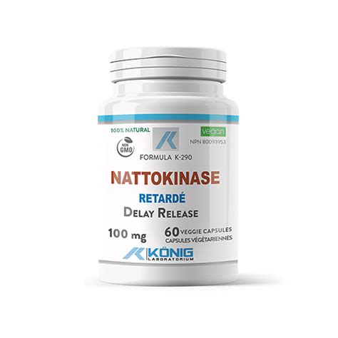 Nattokinase Nattokinaza Forte 60 De Capsule Vegetale Cu Eliberare