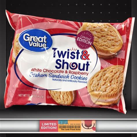 Great Value White Chocolate And Raspberry Twist And Shout Cookies The Junk Food Aisle