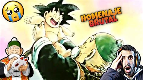 Brutal Homenaje A Son Goku Y Su Abuelo Son Gohan Reacci N