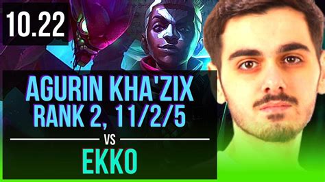 Agurin Kha Zix Vs Ekko Jungle Rank Rank Kha Zix Euw