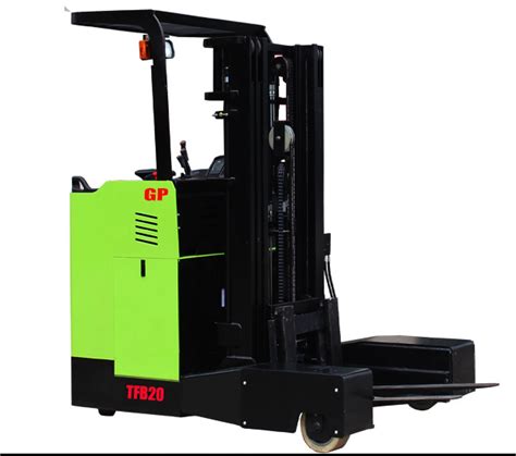 Ton Electric Way Pallet Reach Stacker Vna Forklift Truck With