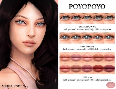 Poyopoyo Posts Tagged Sims Eyeshadow