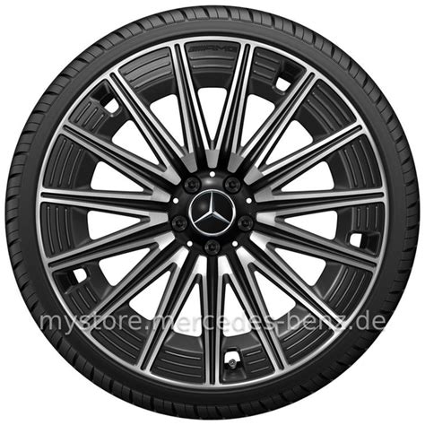 Mercedes Benz Original Sommer Komplettrad Amg Vielspeichen Schwarz