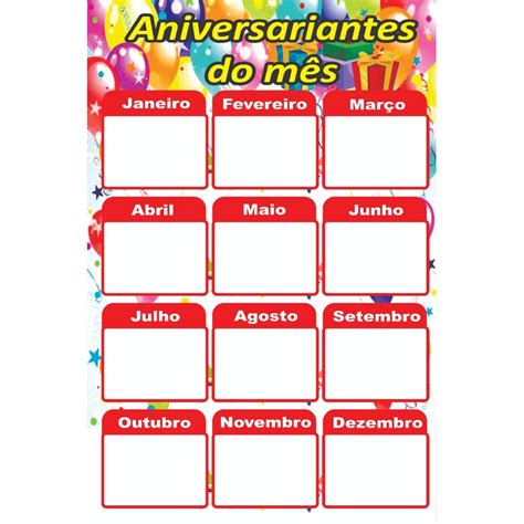 Banner Pedag Gico Aniversariantes Do M S X Shopee Brasil