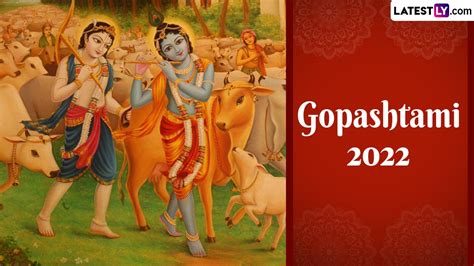 Happy Gopashtami 2022 Greetings And Images Shri Krishna Hd Wallpapers