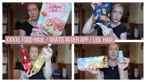 XXXL FOOD HAUL PREISE GRATIS IN DER APP BEI LIDL YouTube