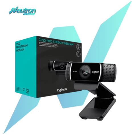 Cámara Web Logitech C922 Pro Hd Stream Webcam Neutron Pc Gamer