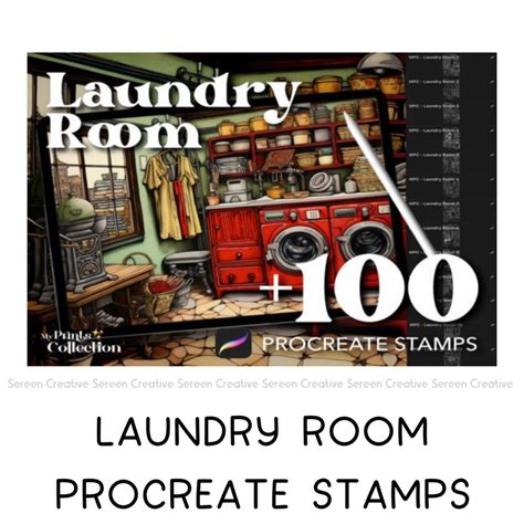 P700 Procreate Laundry Room Stamps Interiors Interior Brushes Home