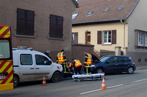 faits divers colmar et sa région Collision à lintersection