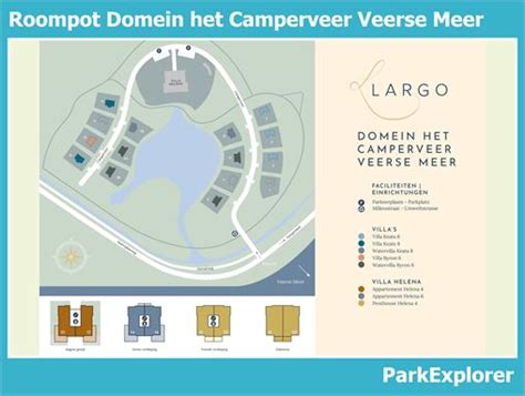 Roompot Domein Het Camperveer Veerse Meer Karte Mit Allen