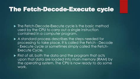 SOLUTION Fetch Decode Execute Cycle Pdf Studypool