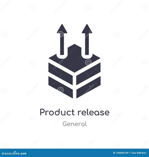 Product Release Icon Isolated Product Release Icon Vector Illustration