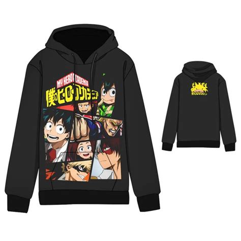 Buy Boku No Hero Academia Midoriya Izuku Todoroki Shoto Hooded Hoodie Cosplay