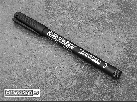 Bittydesign Permanent Marker Pen For Rc Bodies