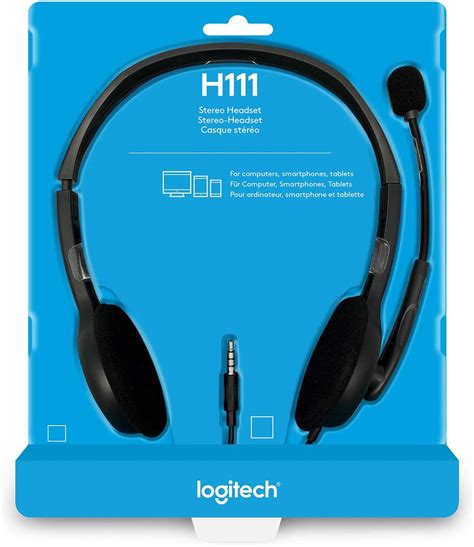 Tai Nghe Logitech H111 Bạc Chính Hãng Giá Rẻ