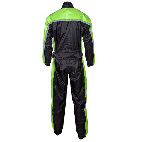 Spada 408 One Piece Waterproof Motorbike Motorcycle Over Suit Black