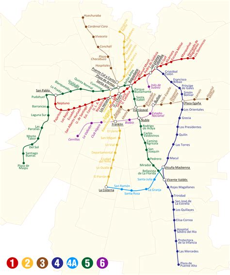 Santiago Metro — Map Lines Route Hours Tickets