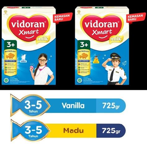 Jual Vidoran Xmart 3 Imun Up Susu Formula Shopee Indonesia