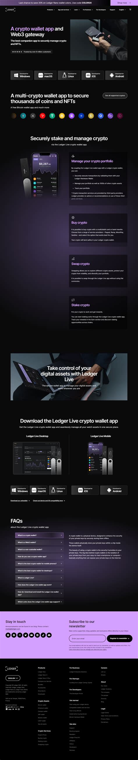 Ledger Crypto Wallet The Crypto Companion App For Your Ledger Crypto