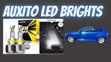 Auxito Led Headlight Review Brightness Test And Installation Youtube