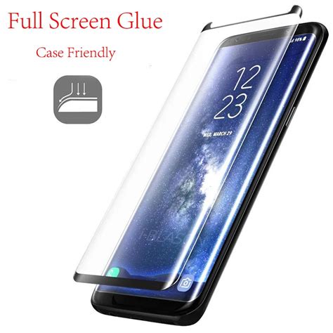 D Curved Clear Full Glue Tempered Glass For Samsung S Full Adhesive