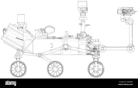 Mars Rover 3d Illustration Stock Photo Alamy