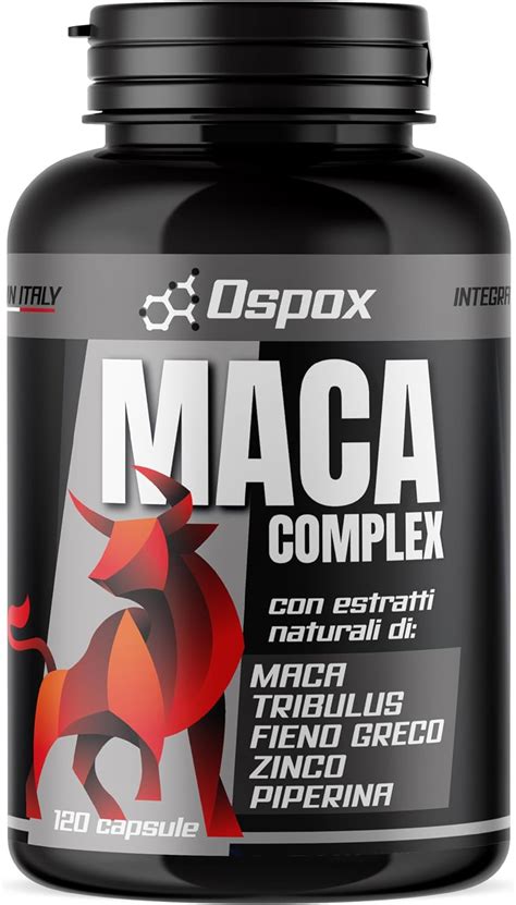 Ospox Maca Peruviana Nera Con Tribulus Terrestris Capsule