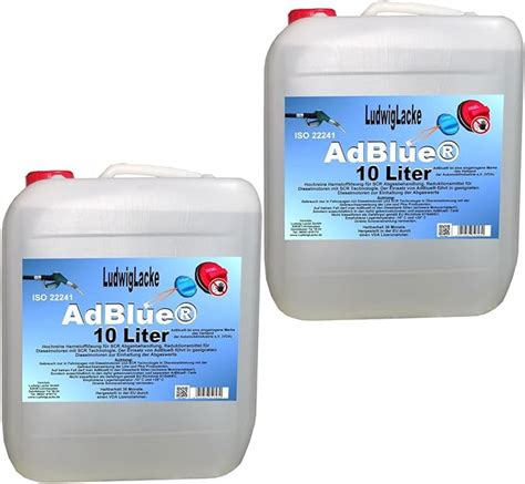 AdBlue 2 x 10 Liter Kanister Harnstofflösung nach ISO 22241 DIN