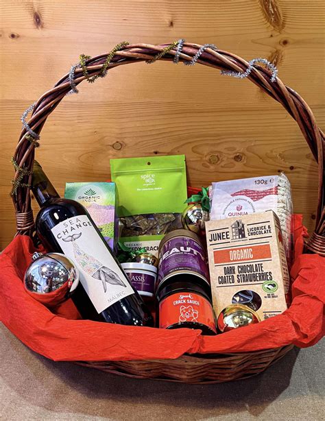 Organic Health Food Products Jingle T Hamper Basket Spicebox Organics