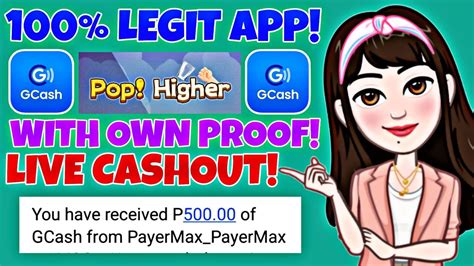 Pop Higher Payment Proof Live Cashout 500 Gcash Kikitain Mo Nang