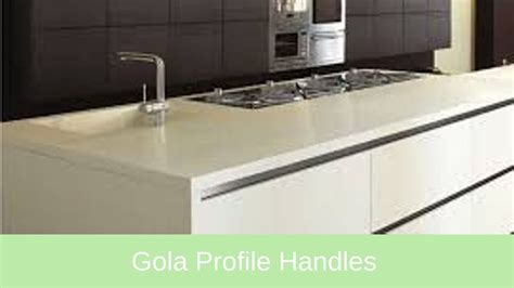 Simple Gola Kitchen Profile Custom Cabinet Pulls