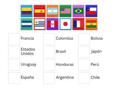 Sopa de letras países del mundo Recursos de ensino