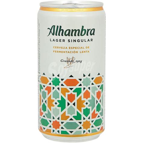 Alhambra Cerveza Alhambra Lager Singular Lata Cl