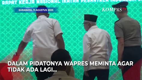 Wakil Presiden K H Maruf Amin Soroti Kekerasan Seksual Di Pesantren