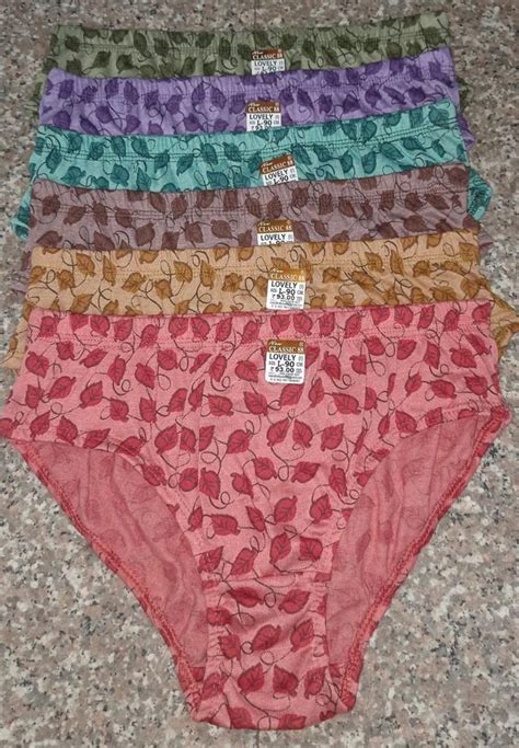 Poly Cotton Printed Inner Elastic Panties At Rs 34piece In New Delhi Id 2849529532988