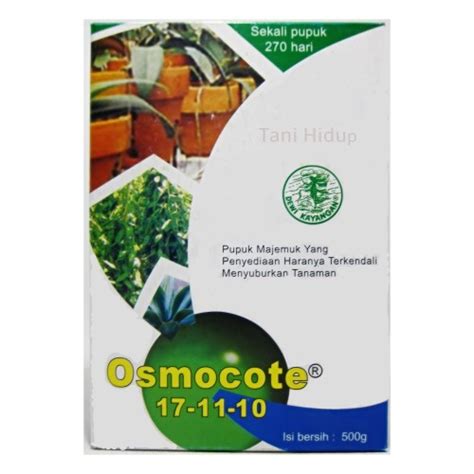 Jual Pupuk Osmocote 17 11 10 Dahulu Dekastar Kemasan 500 Gram Kota