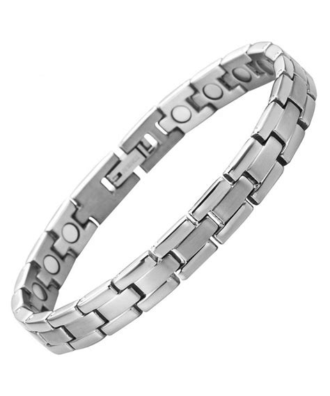 Titanium Magnetic Therapy Bracelet for Arthritis Pain Relief Adjustable with gift box by ...