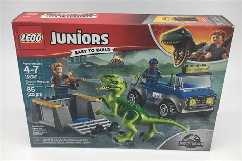 Nib Lego Juniors Raptor Rescue Truck Factory Sealed Nisb Nib Ebay